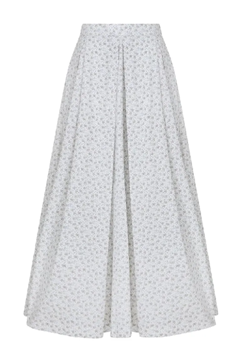 Outfit Sets<CULT MIA LALIA TOP AND JUNE SKIRT COTTON PRINTED SET Cannoli Cream