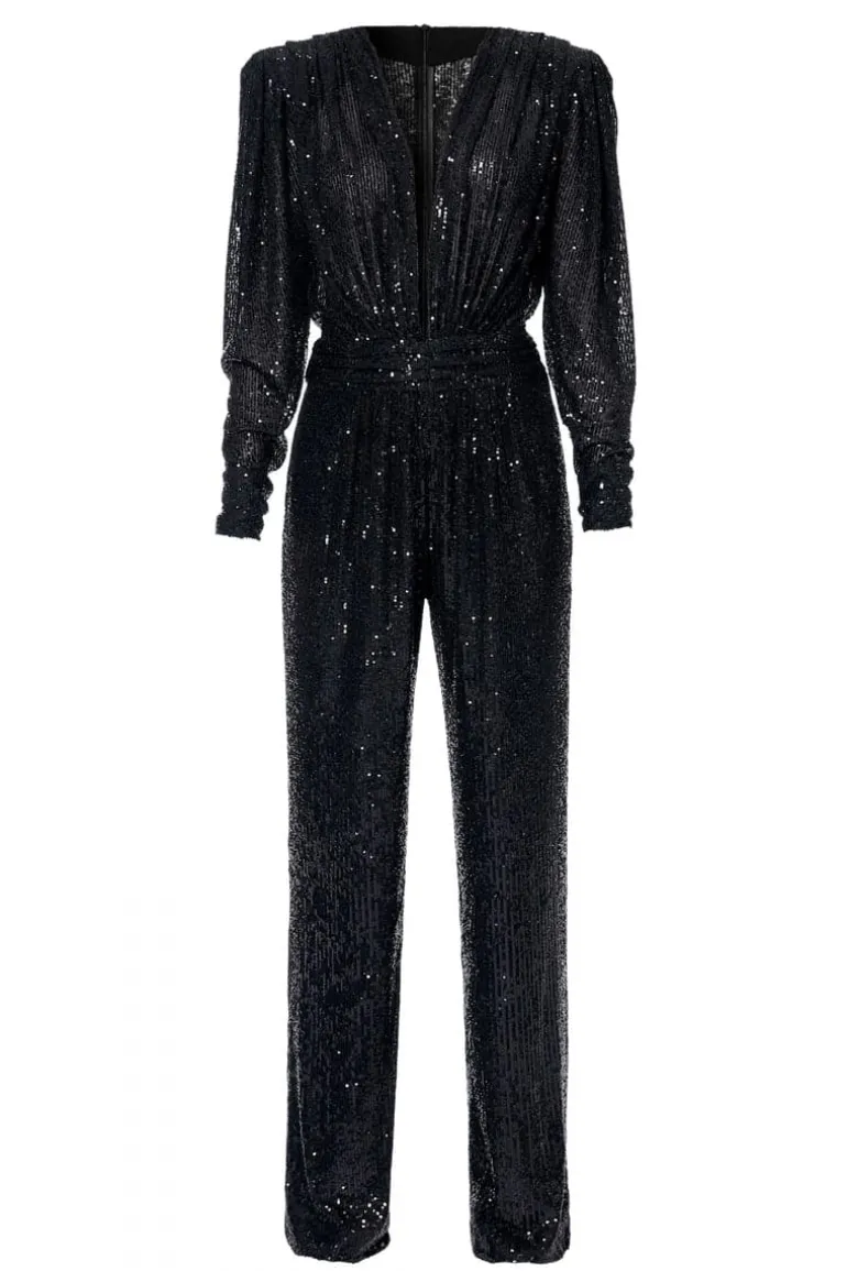 Jumpsuits<CULT MIA CAROLYN JUMPSUIT Obsidian Black