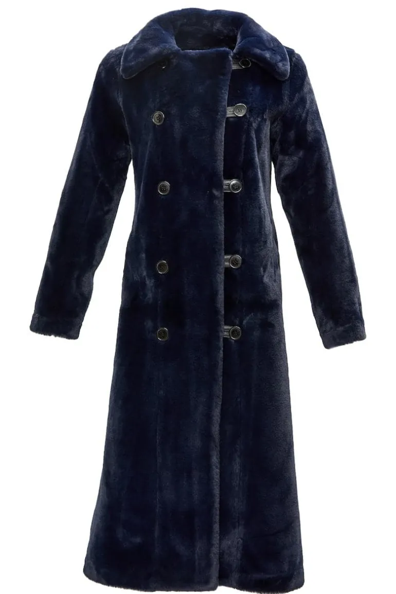 Coats<CULT MIA CATHERINE REVERSIBLE COAT Navy
