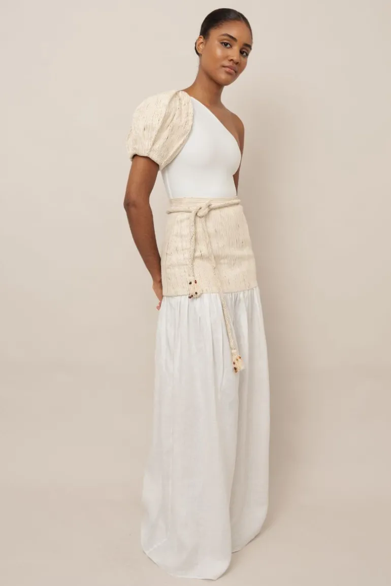 Skirts<CULT MIA CAÑUELA MAXI SKIRT White, Natural.