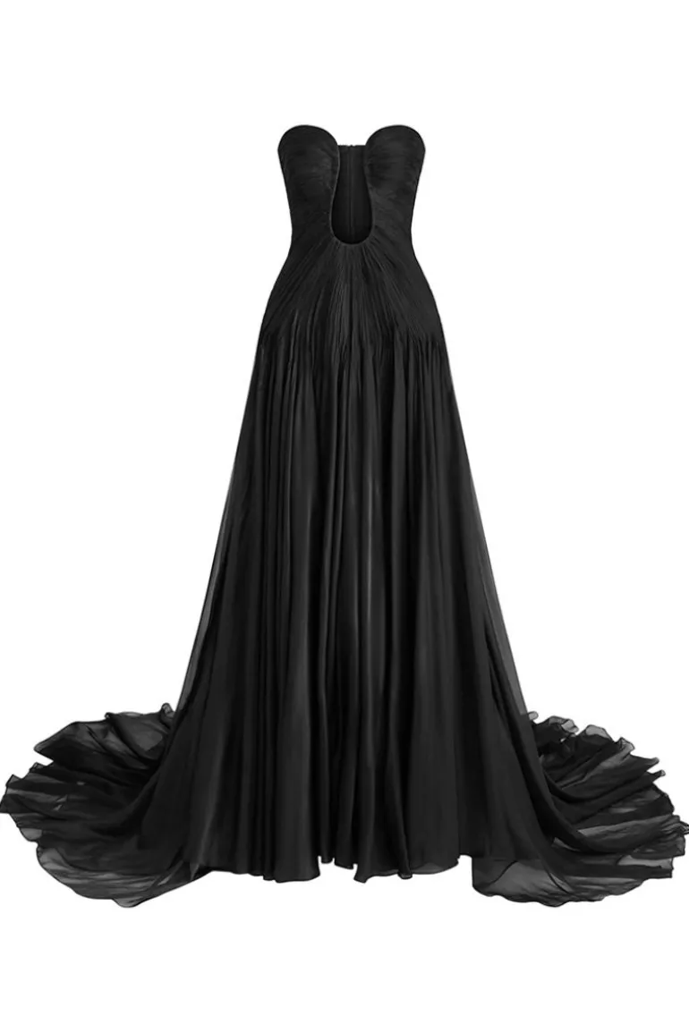 Dresses | Gowns<CULT MIA CELESTIAL WHISPER GOWN IN Black