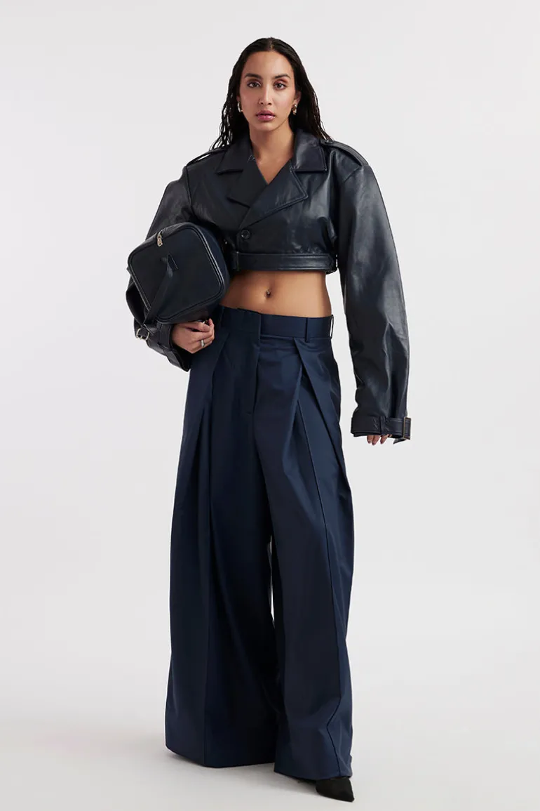Outfit Sets<CULT MIA CELIA JACKET AND PANTS SET Navy Blue