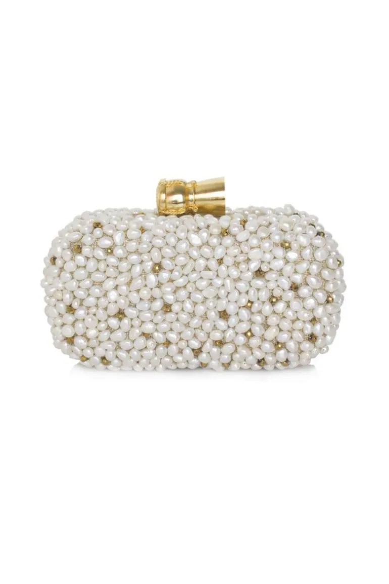 Clutch Bags<CULT MIA CHAMPAGNE LOULOU BOX