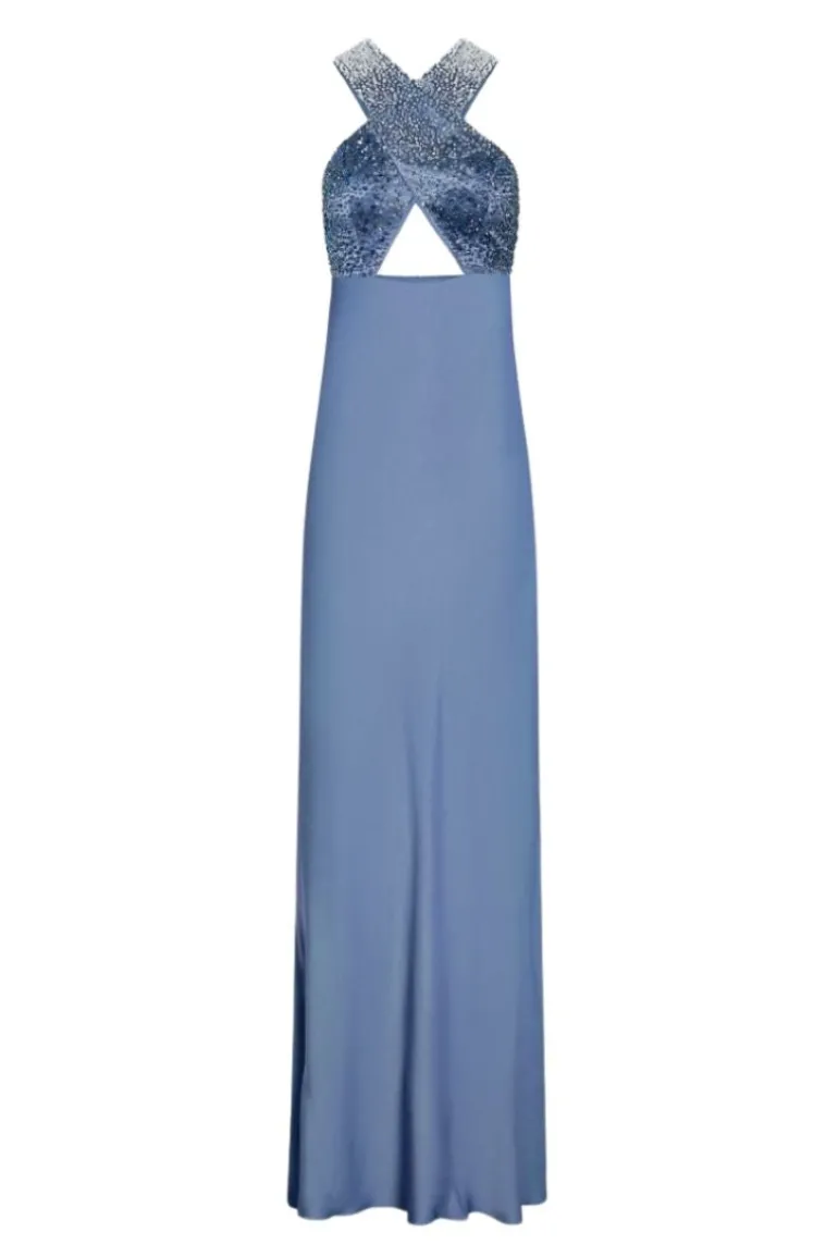 Dresses<CULT MIA CHARLOTTE MAXI DRESS Slate Blue