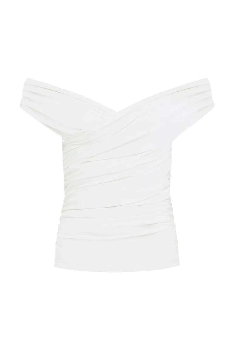 Tops<CULT MIA CHERI BLOUSE IN White