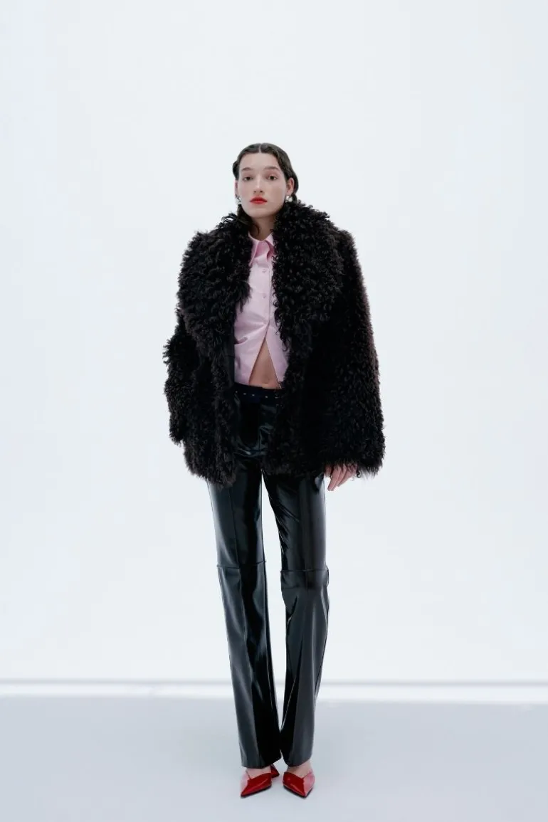 Pants<CULT MIA CHERRY TROUSERS IN Brown