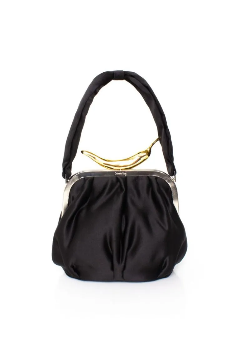 Shoulder Bags<CULT MIA CHILI ON BELLA SHOULDER BAG Black