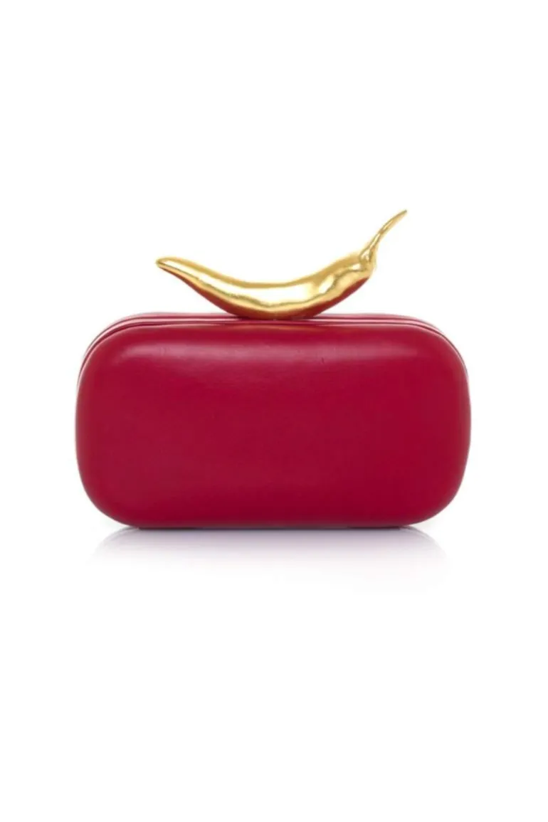 Clutch Bags<CULT MIA CHILLI BOX Red