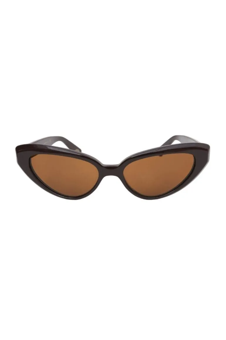 Sunglasses<CULT MIA ZAWE CATEYE SUNGLASSES Chocolate