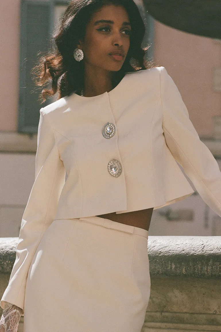 Coats<CULT MIA CLAIRA COAT White