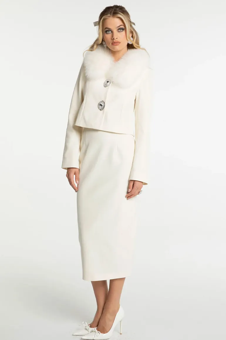 Skirts<CULT MIA CLAIRA SKIRT White