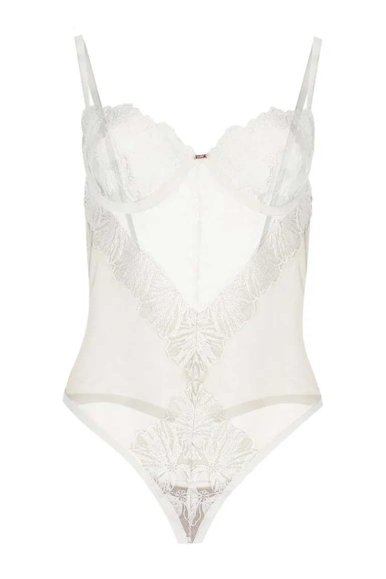 Lingerie<CULT MIA CLAUDETTE BODYSUIT IN Ivory