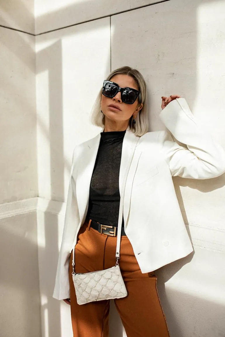 Shoulder Bags<CULT MIA BOCA CROSSBODY BAG Clay White