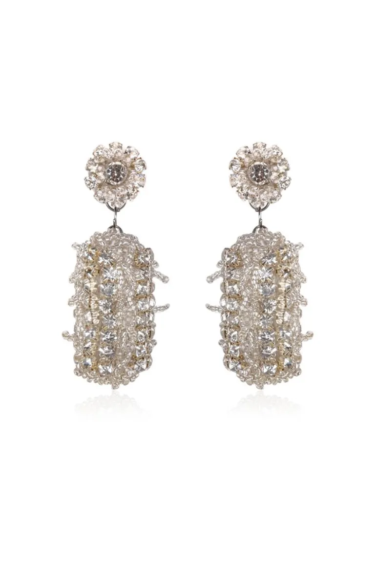 Earrings<CULT MIA CLEO EARRINGS White