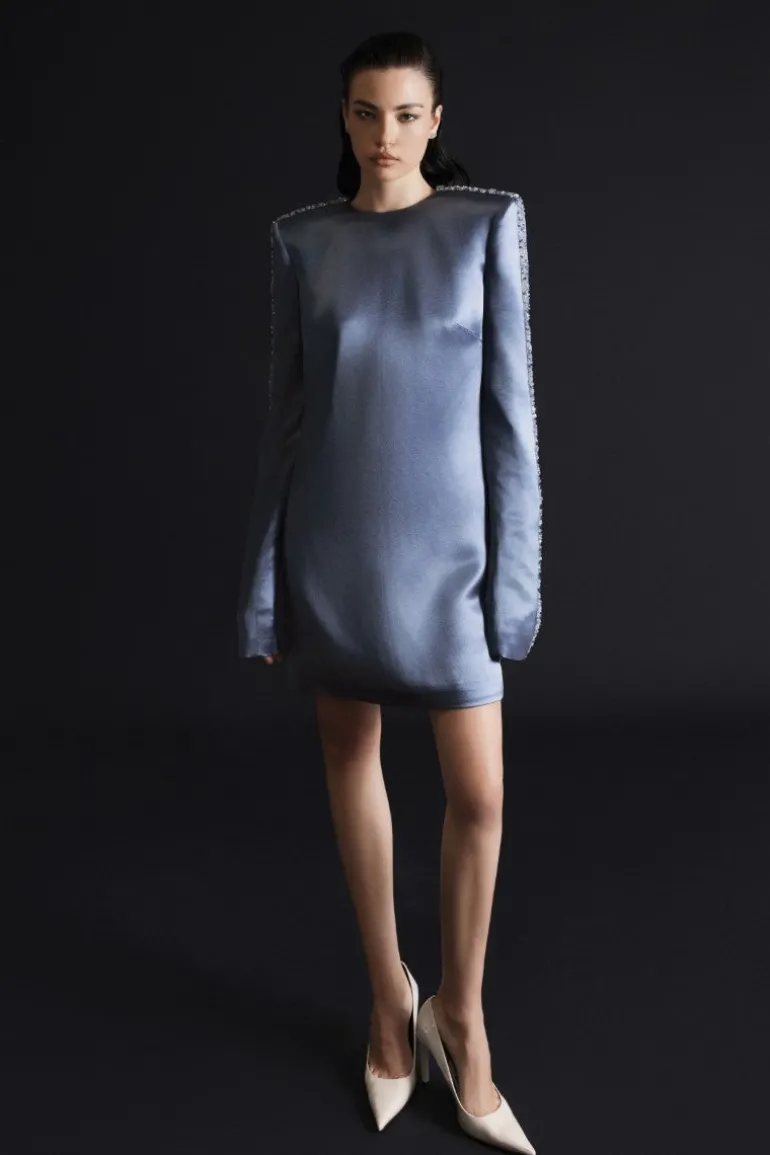 Dresses | Mini Dresses<CULT MIA CLIFFORD MINI DRESS Slate Blue