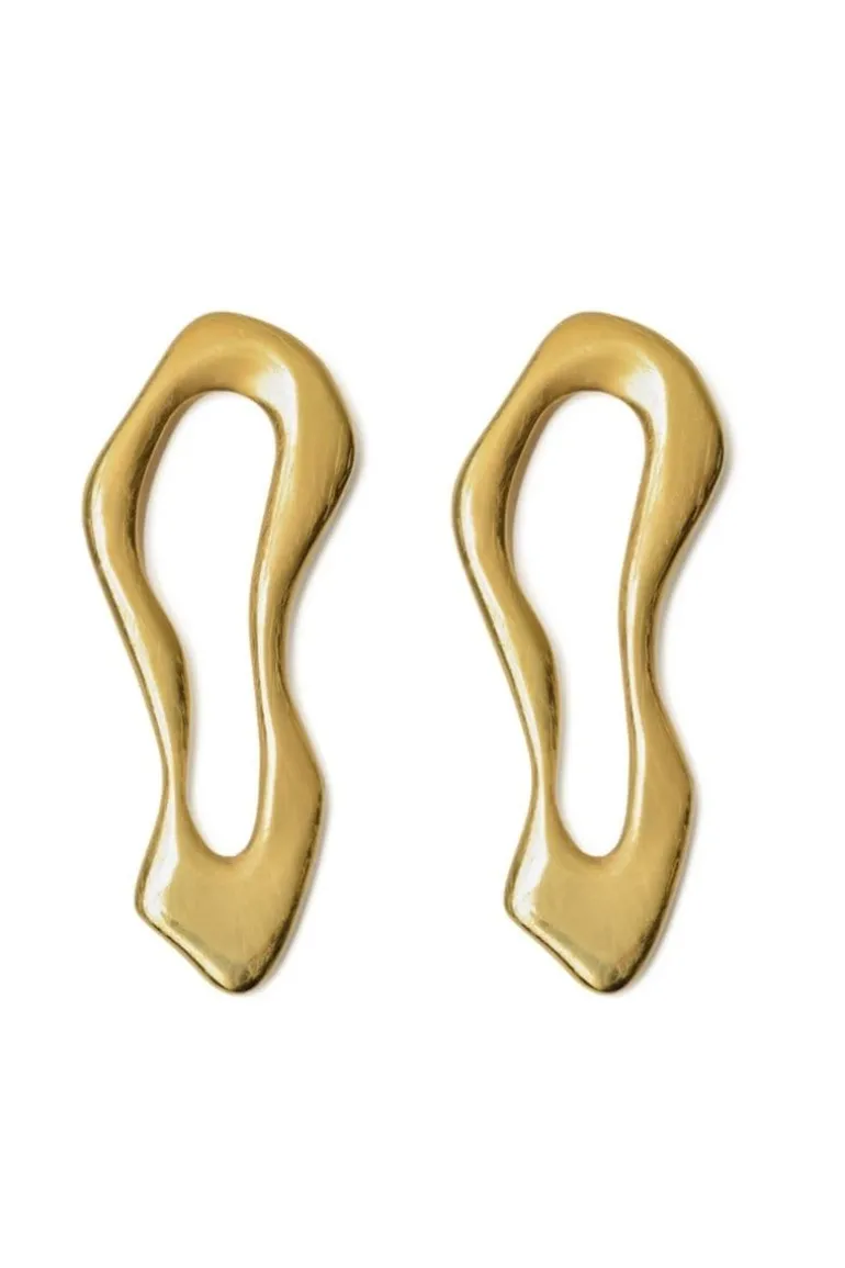 Earrings<CULT MIA CLOUD EARRINGS Gold-plated