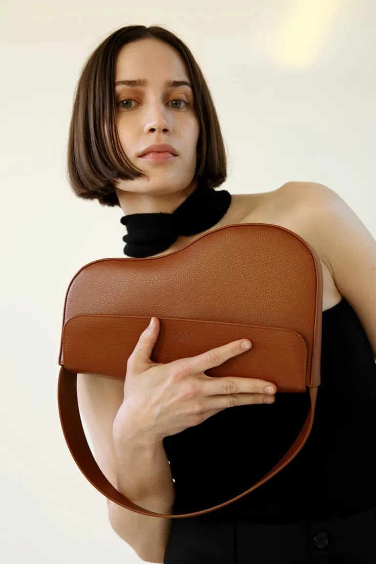 Shoulder Bags<CULT MIA CLOVER HANDBAG Walnut Brown