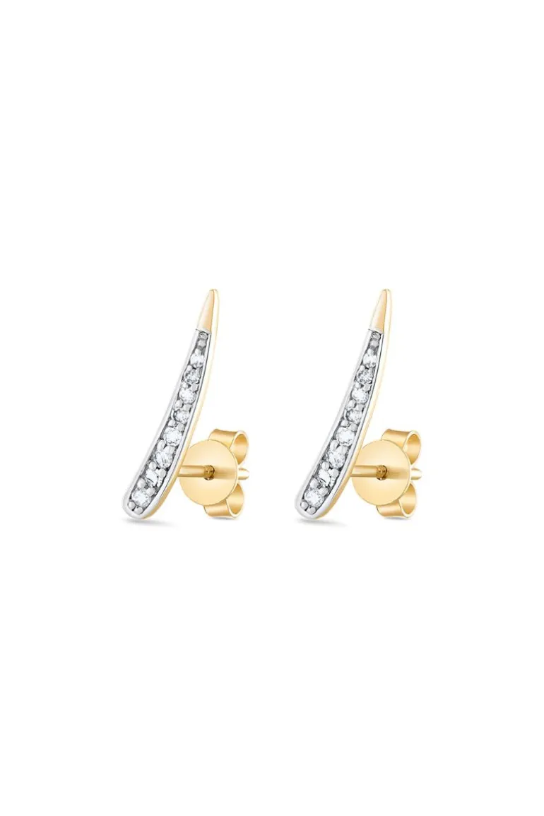 Earrings<CULT MIA COMETE DIAMOND EARRINGS Yellow