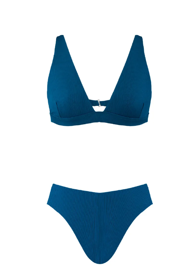 Swimwear<CULT MIA CONCORDIA AND SOFIA BLUE BIKINI Midnight Blue