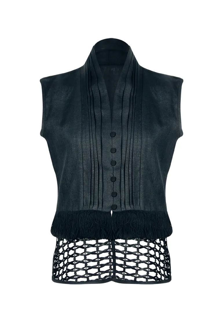 Knitwear<CULT MIA CONVENT VEST Black