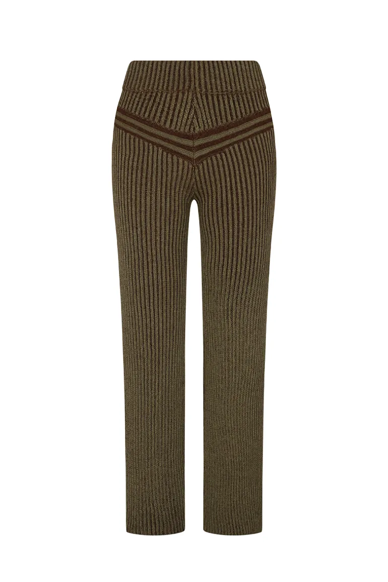 Pants<CULT MIA CORRIENTE BROWN PANT Green