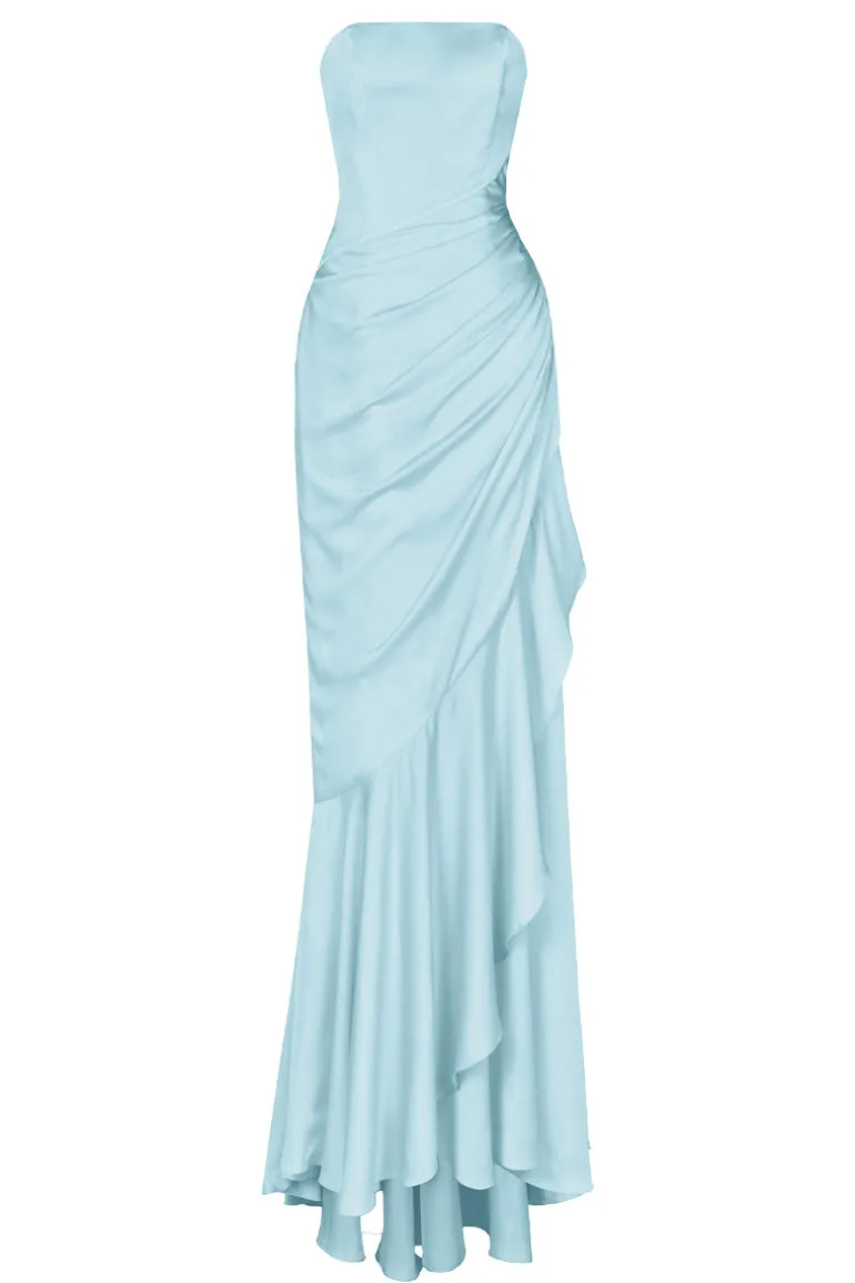 Dresses<CULT MIA CORSET DRAPED DRESS IN Blue