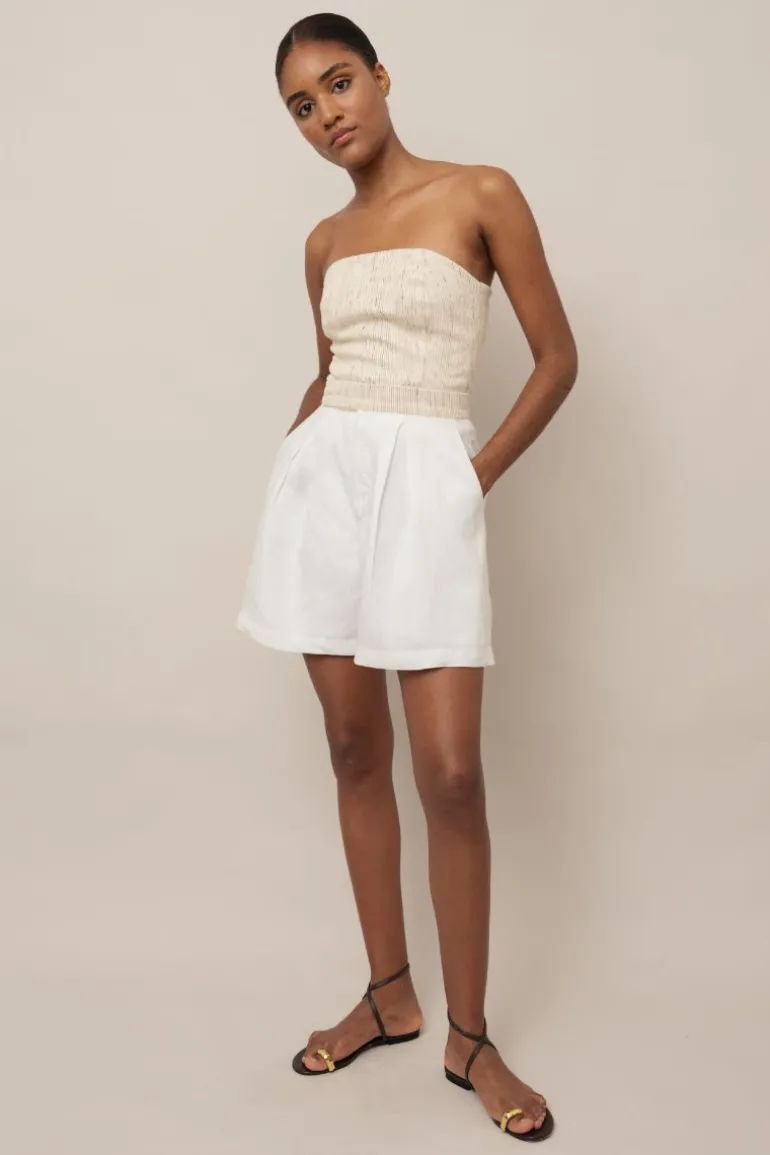 Pants<CULT MIA COSTA SHORTS White, Natural.