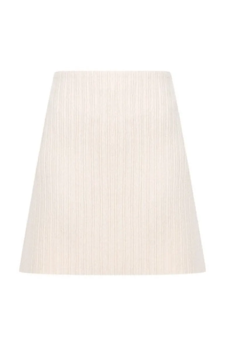 Skirts<CULT MIA A-LINE MINI SKIRT Cream