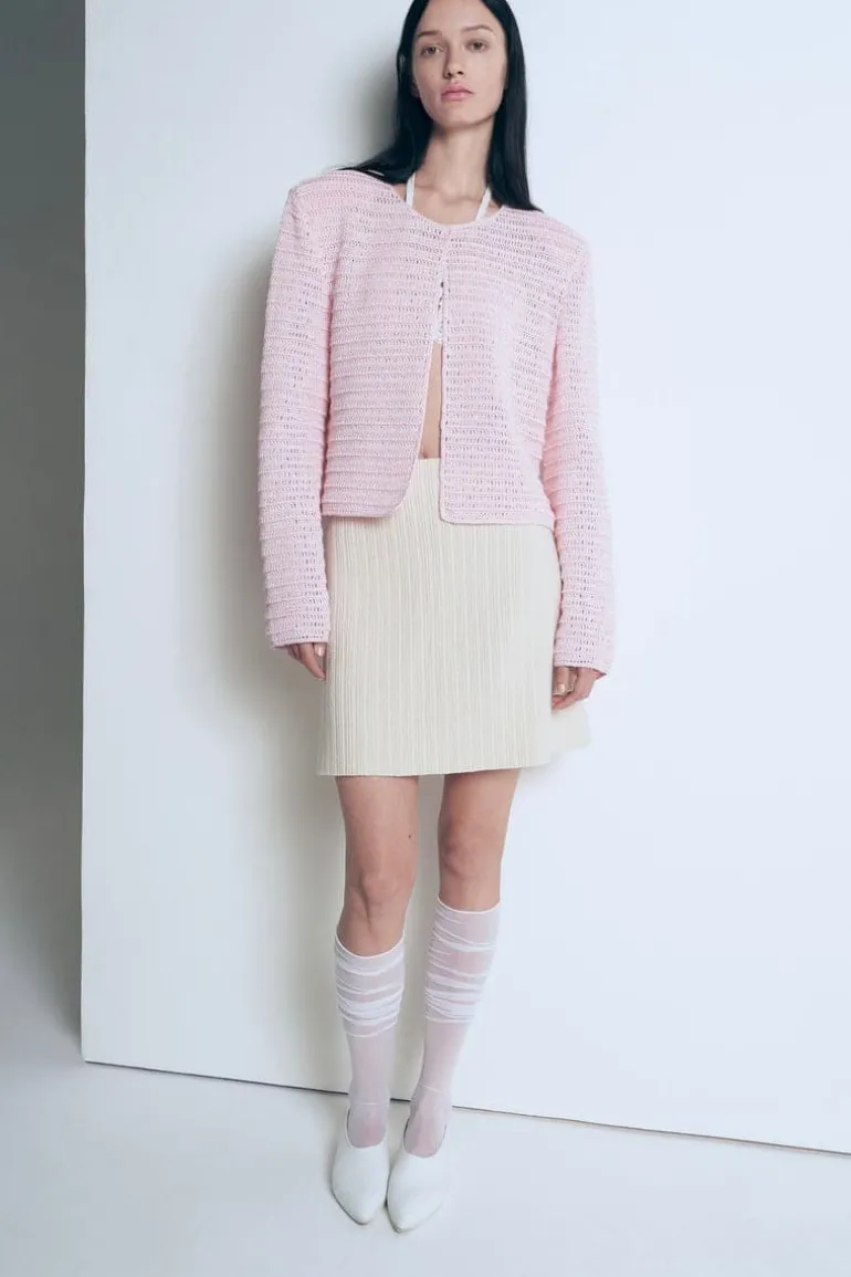 Skirts<CULT MIA A-LINE MINI SKIRT Cream