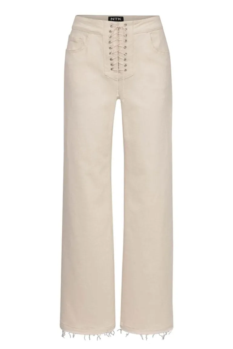 Pants<CULT MIA CREAM MIKEY STRAIGHT LEG JEANS Kent Ave.