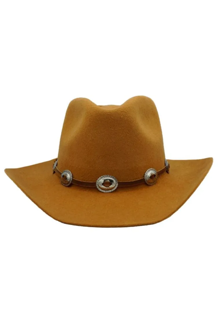 Hats<CULT MIA DARA TEXAN STYLE HAT Brown