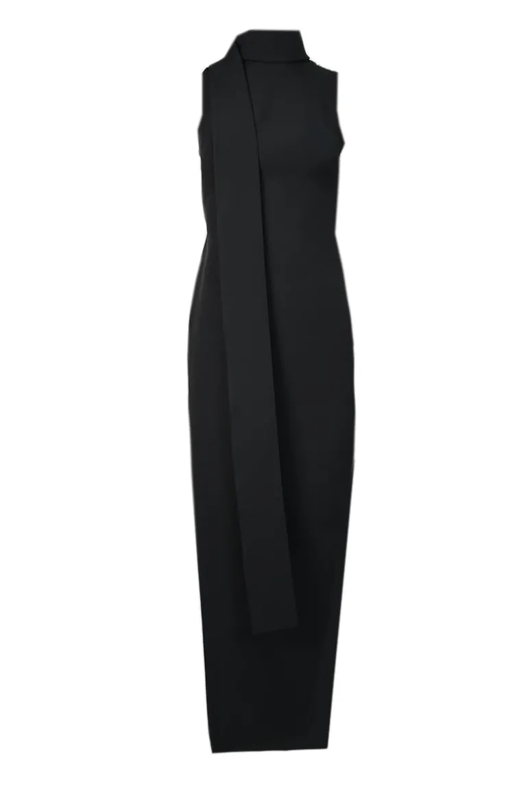 Dresses | Gowns<CULT MIA DAZZLING CRYSTAL-ADORNED BACK EVENING GOWN Black