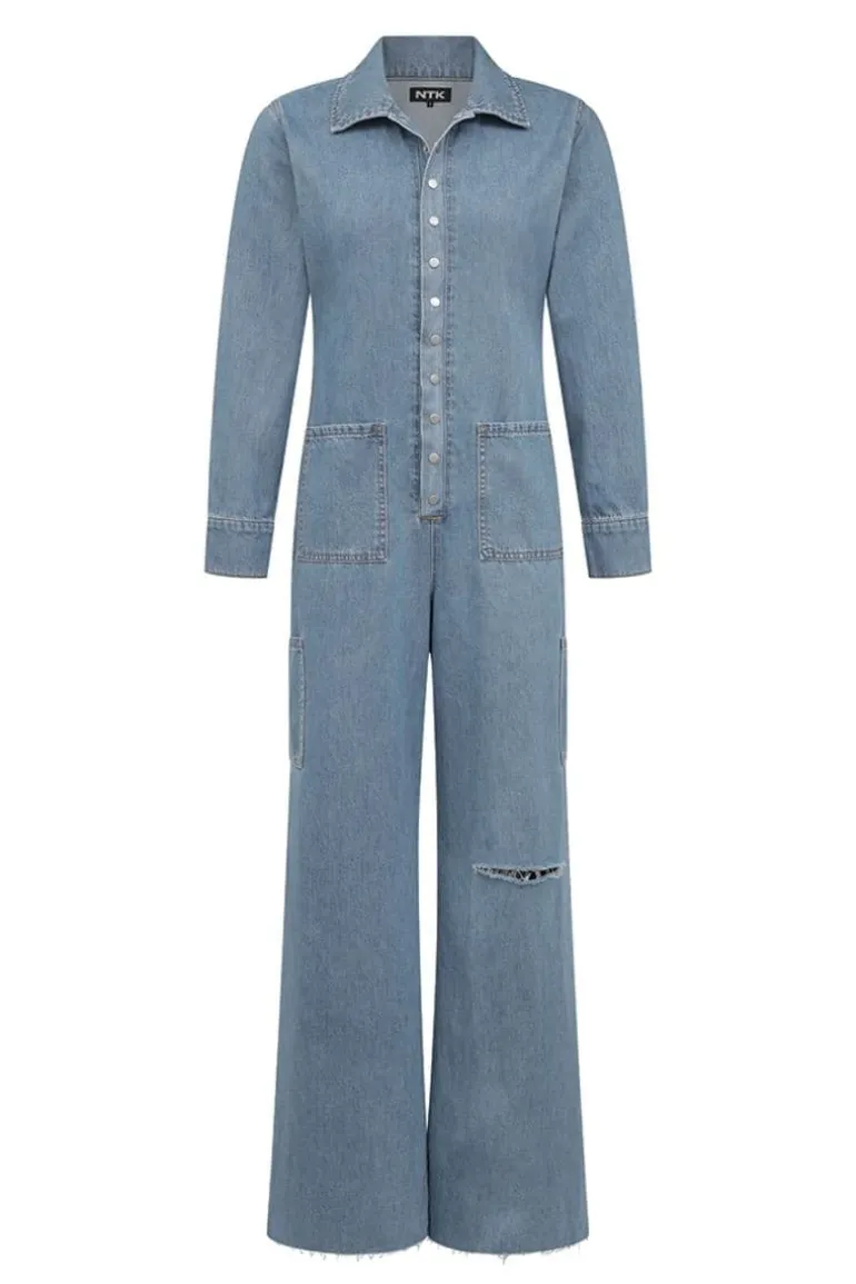 Jumpsuits<CULT MIA DEANNA UNION SQ DENIM JUMPSUIT Union Sq.