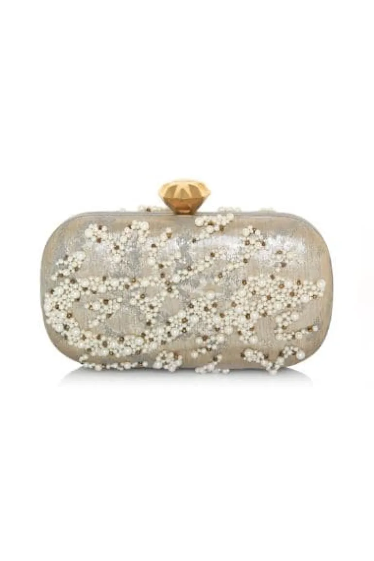 Clutch Bags<CULT MIA DIAMOND PEARL HOBB BOX