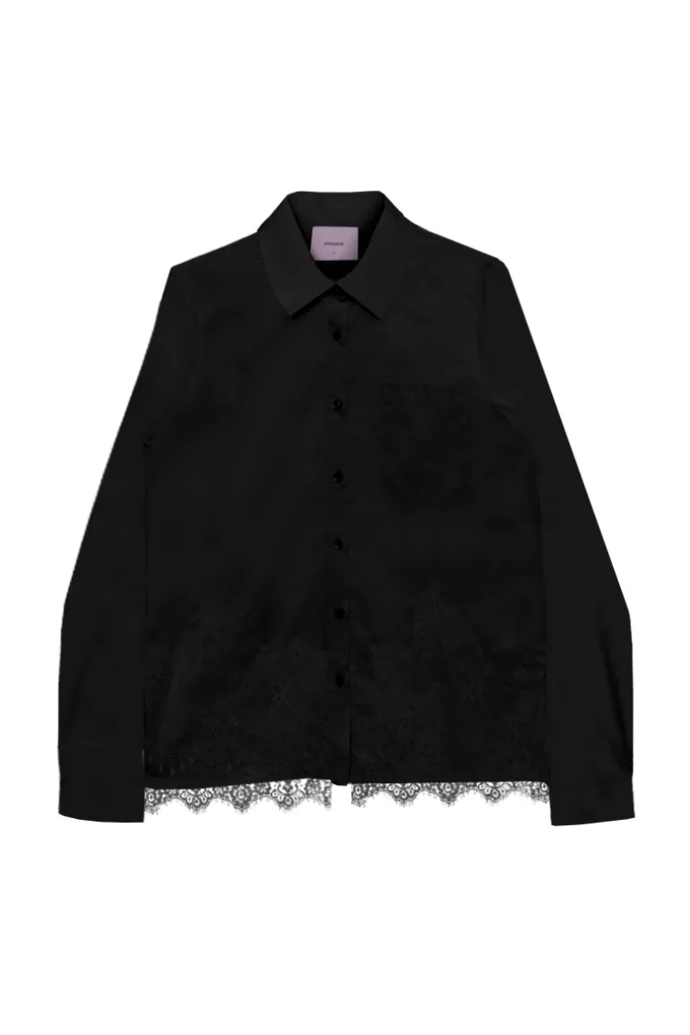 Tops<CULT MIA DIANN RELAXED SHIRT Black