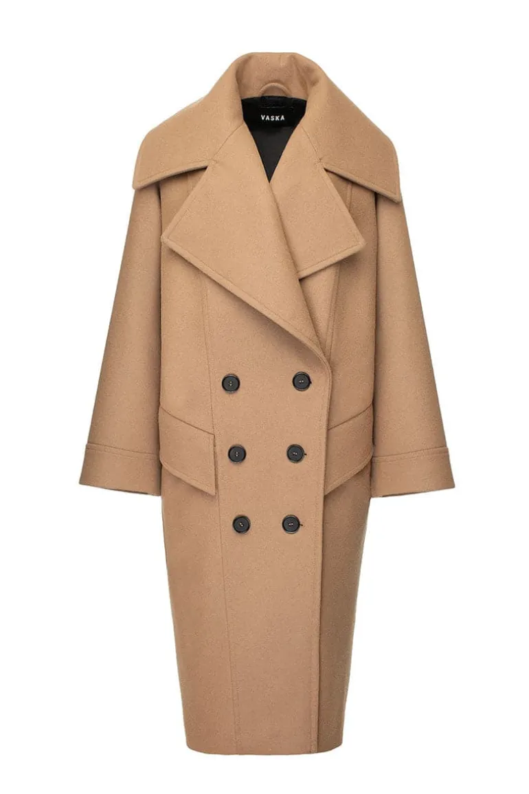 Coats<CULT MIA DOUBLE BREASTED RELAXED COAT Caramel