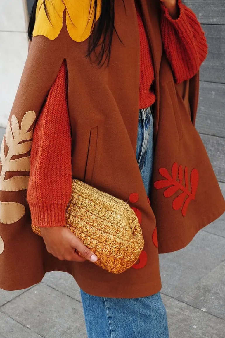 Clutch Bags<CULT MIA ECLIPSE CROCHET LOU CLUTCH Gold