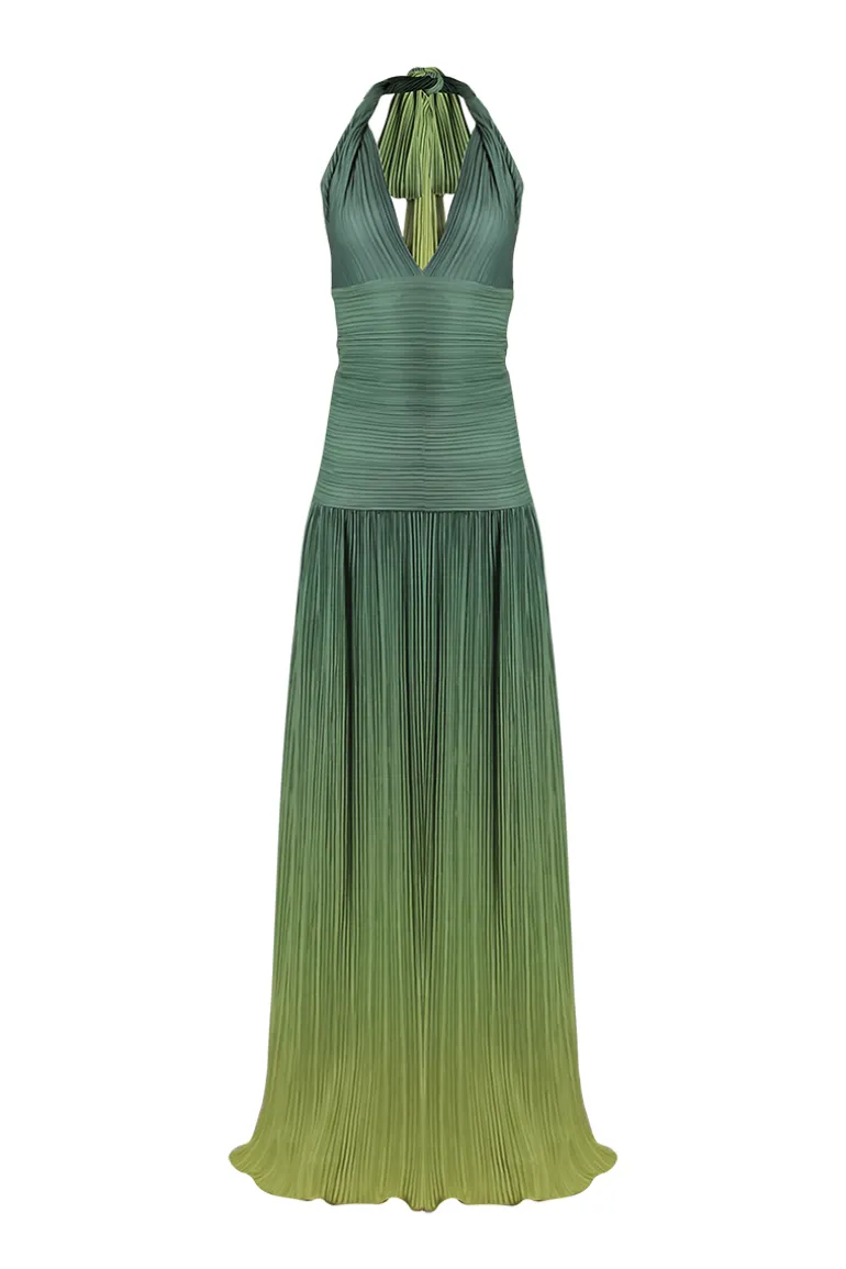 Dresses<CULT MIA ECO MAXI DRESS Green Leaf
