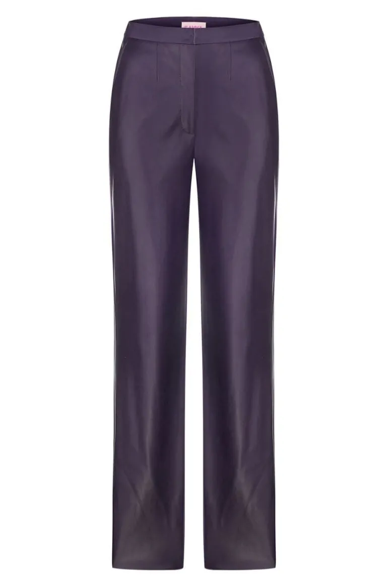 Pants<CULT MIA ECO STRAIGHT LEG PANTS Violet