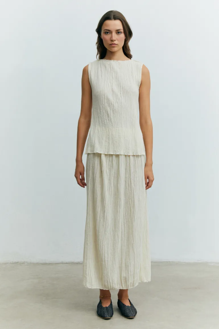 Skirts<CULT MIA JULLIETTE MAXI SKIRT Ecru
