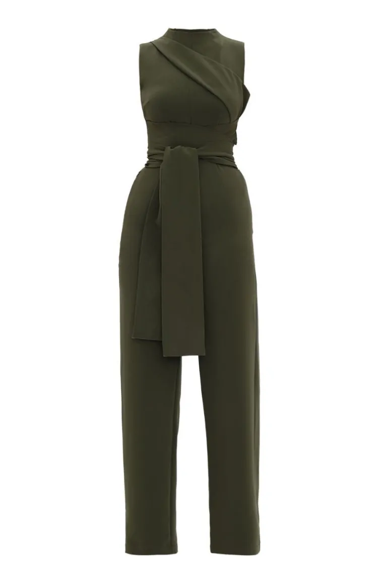 Jumpsuits<CULT MIA EDAR JUMPSUIT IN OLIVE
