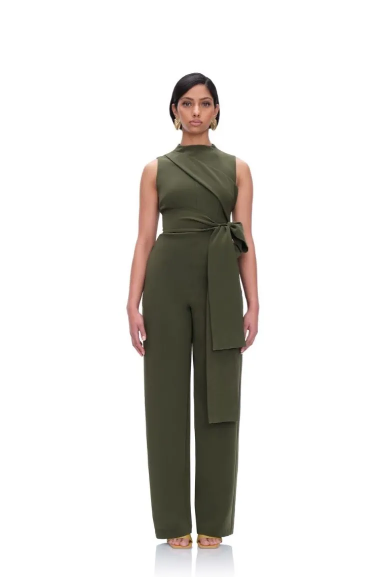 Jumpsuits<CULT MIA EDAR JUMPSUIT IN OLIVE