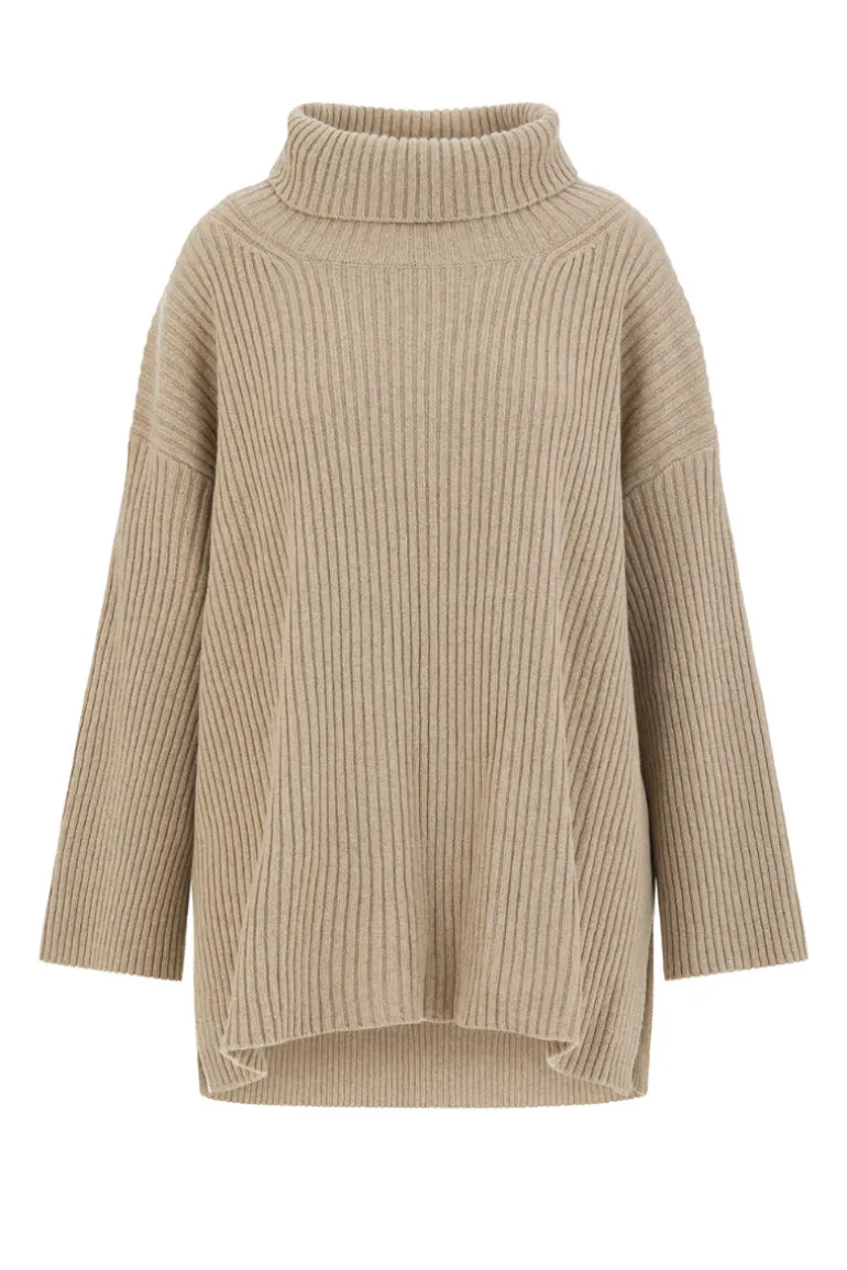 Knitwear<CULT MIA ELINA CASHMERE SWEATER IN Sand