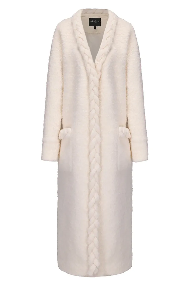 Coats<CULT MIA ELSA COAT IN OFF WHITE Off-White