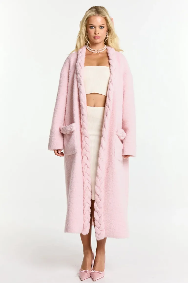 Coats<CULT MIA ELSA COAT IN Pink