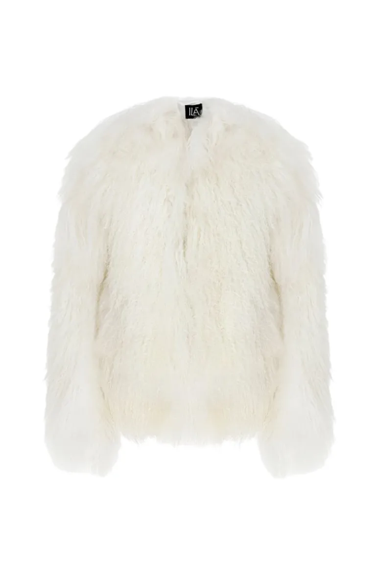 Coats<CULT MIA EMMA COAT IN Ecru