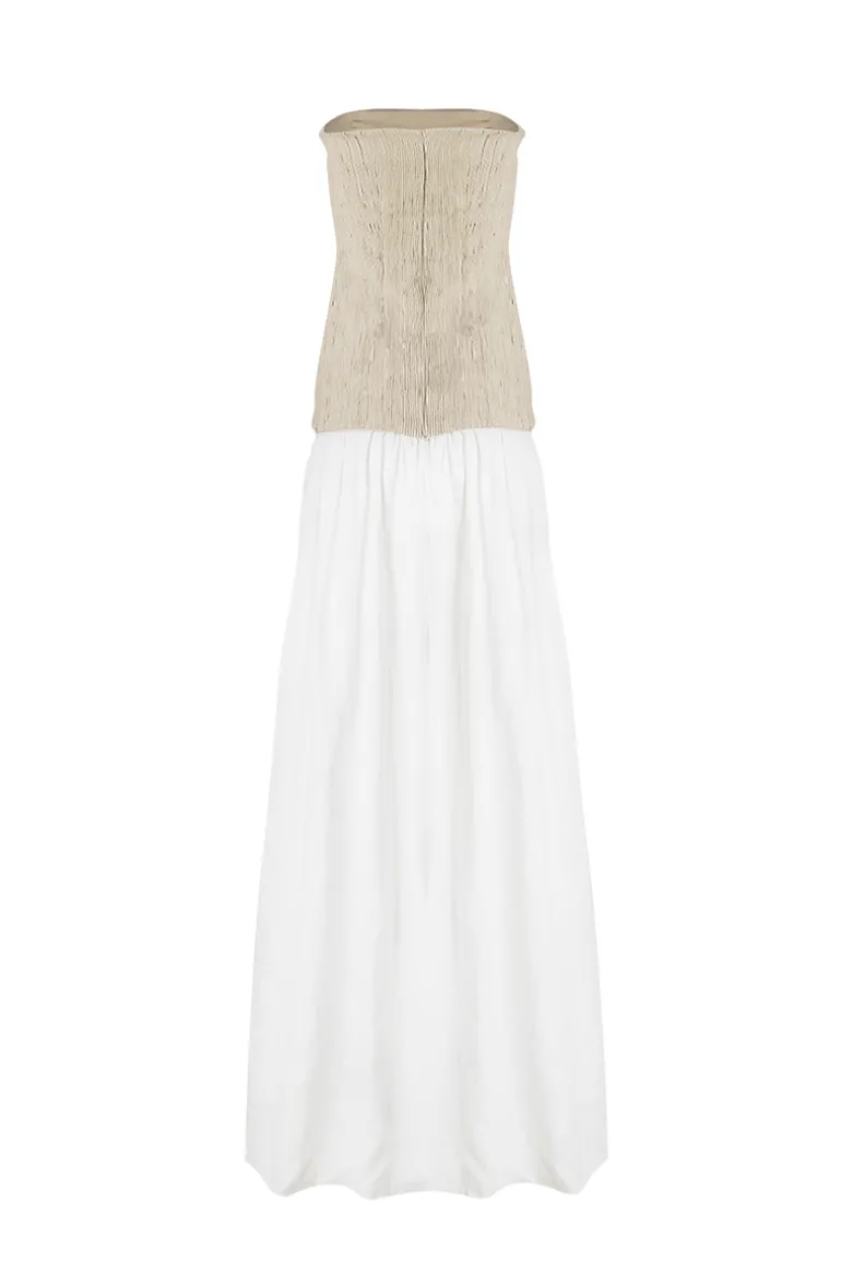 Dresses<CULT MIA ENDÉMICA MAXI DRESS White, Natural.