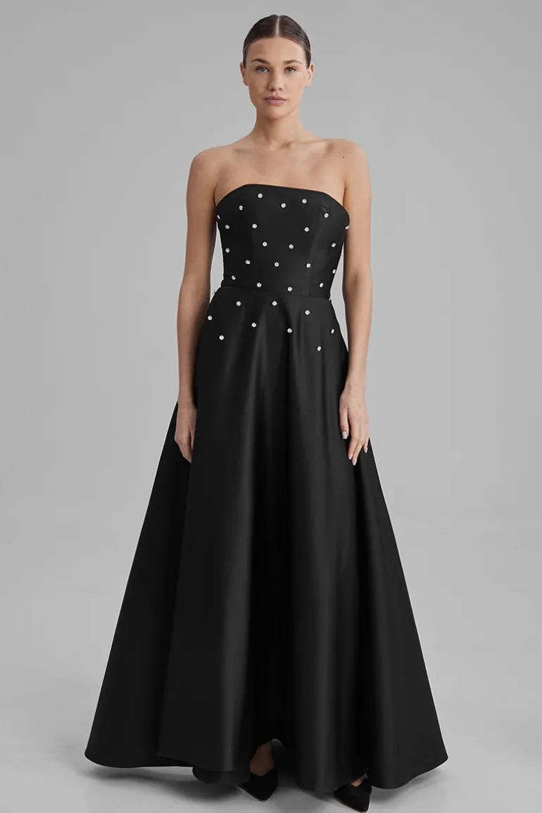 Dresses<CULT MIA EVE DIAMONDS BLACK MAXI DRESS Jet Black