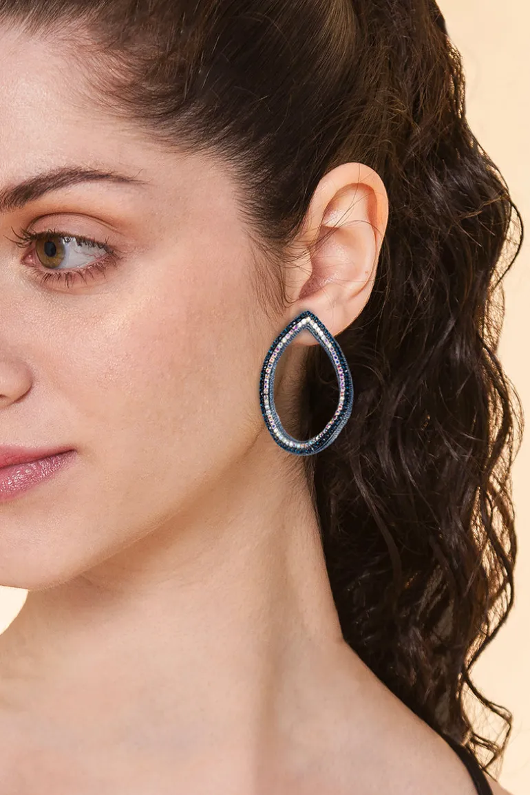Earrings<CULT MIA EVE EARRINGS IN Sapphire