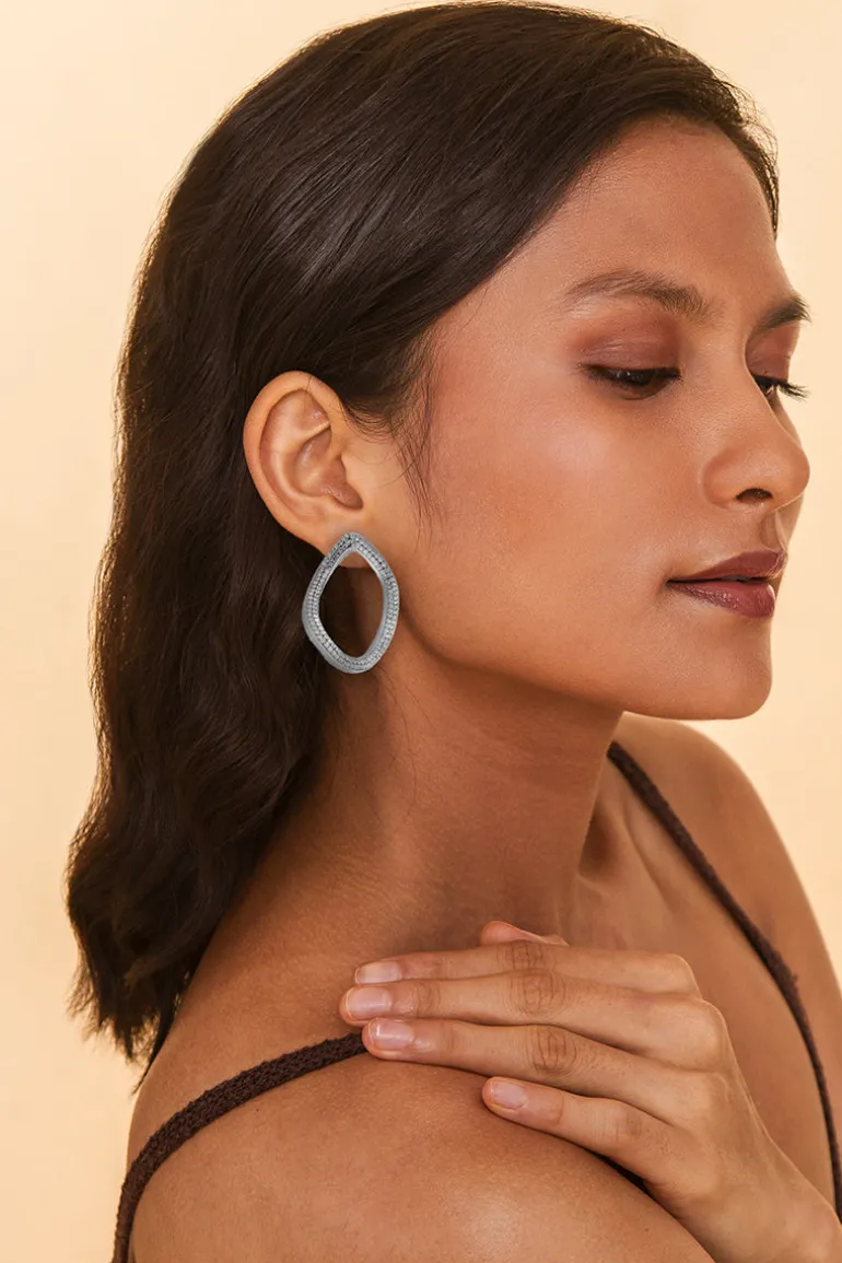 Earrings<CULT MIA EVE EARRINGS IN Silver